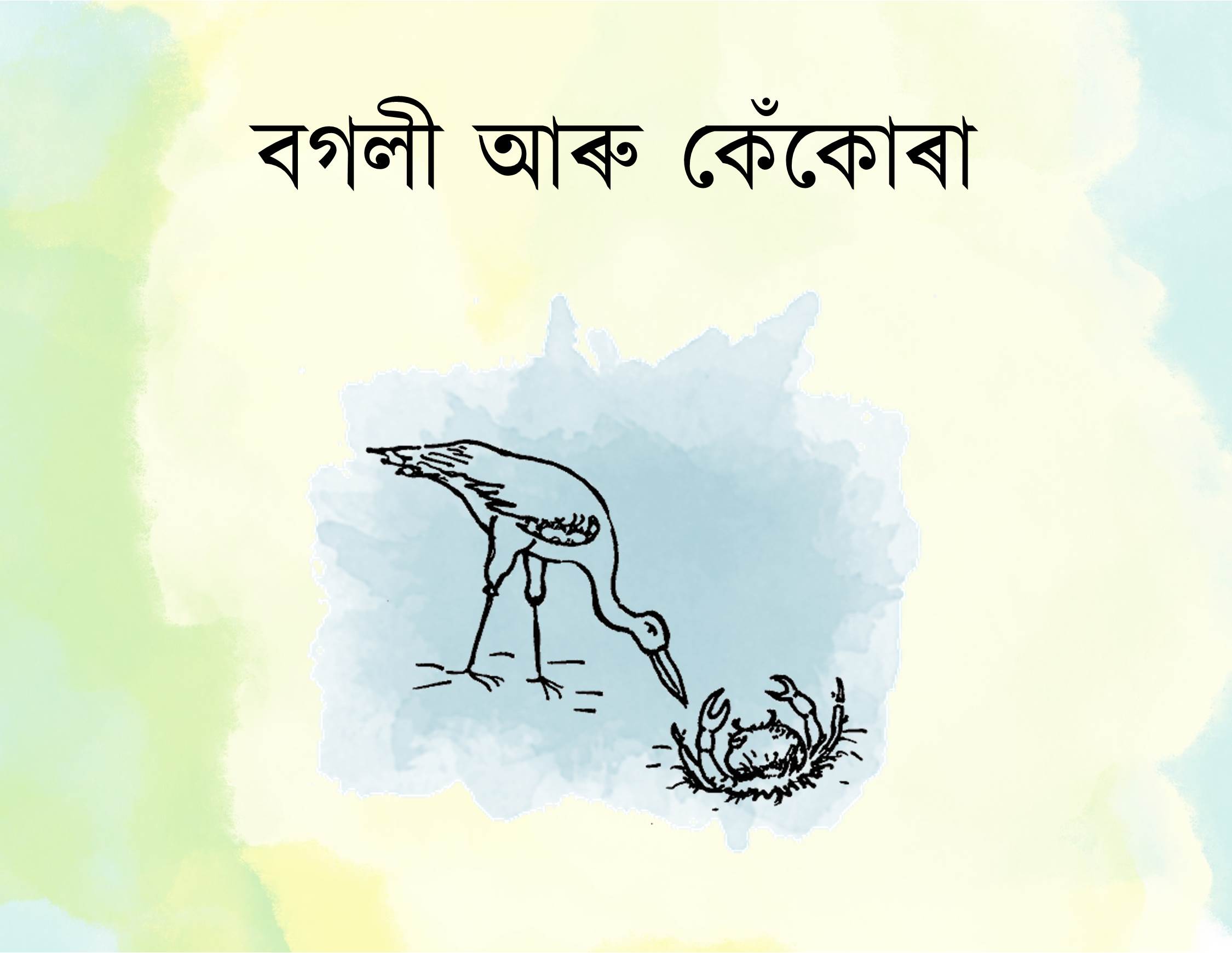 বগলী আৰু কেঁকোৰা